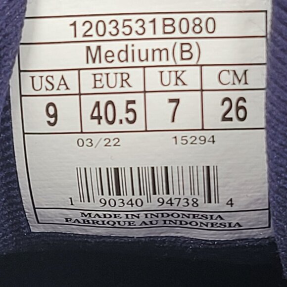 Brooks Adrenaline GTS 22 Women's Black Purple Running Shoes US Size 9B - Picture 11 of 11